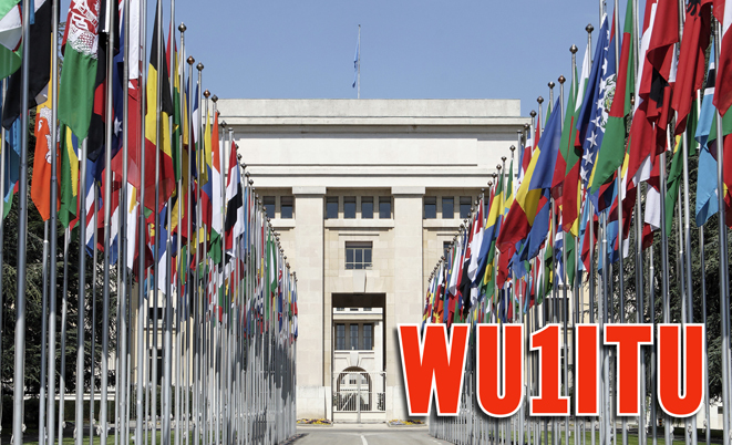 WU1ITU QSL card, side A